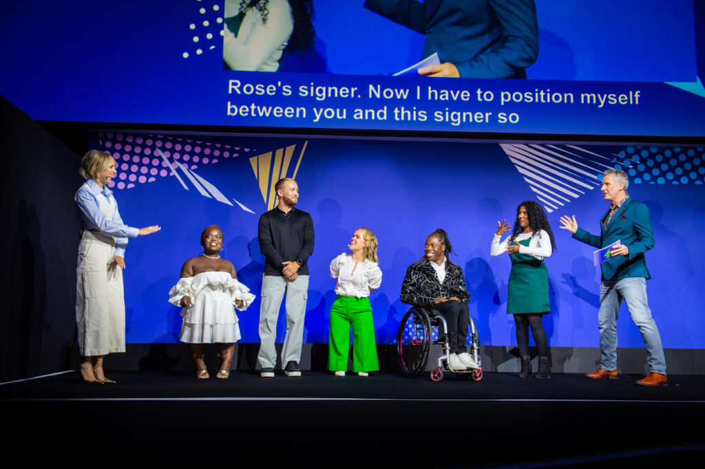 Stagetext supports Channel 4’s Paralympics Games press launch with live subtitles
