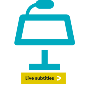 Clickable image to the live subtitles page
