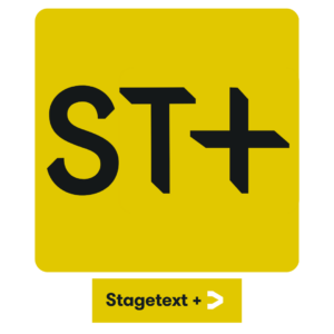 Clickable image to the Stagetext plus page.