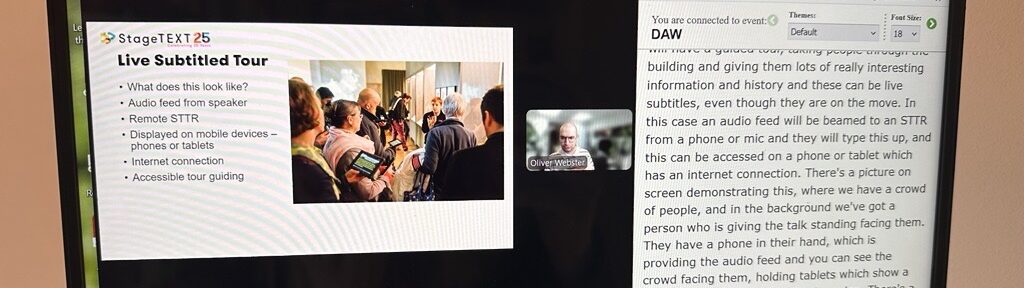 Sign up to webinars on captions and live subtitles