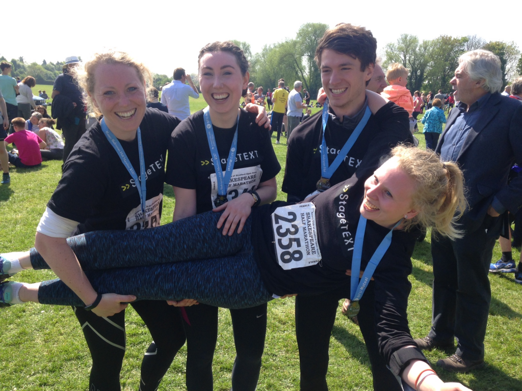 Shakespeare Half-Marathon – A Report From the Ground by Stagetext Deputy Chair Tim Hardy