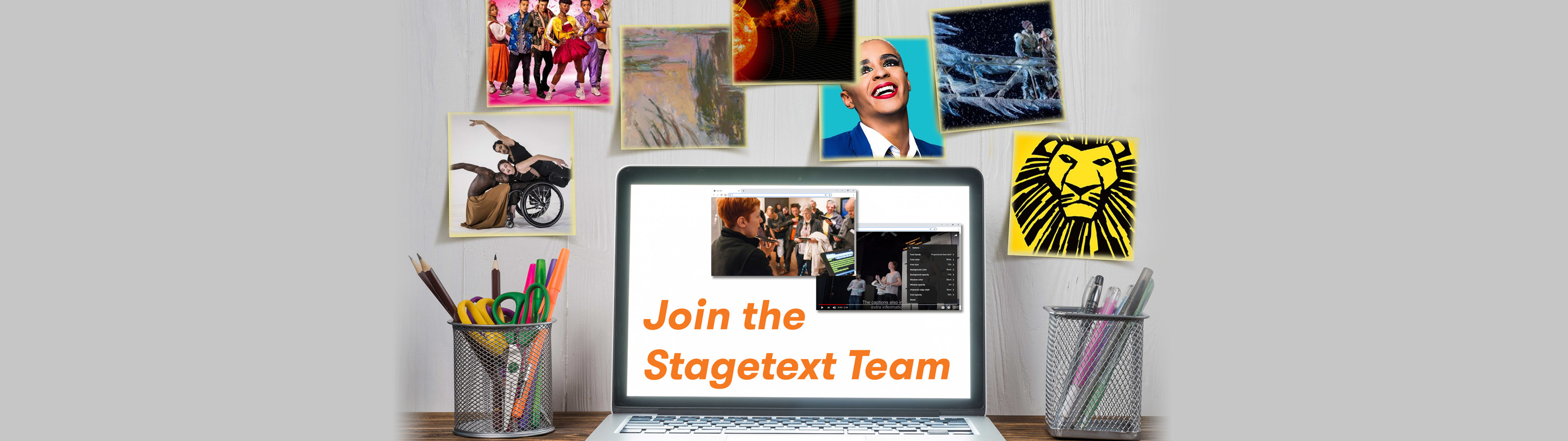 Working for Stagetext