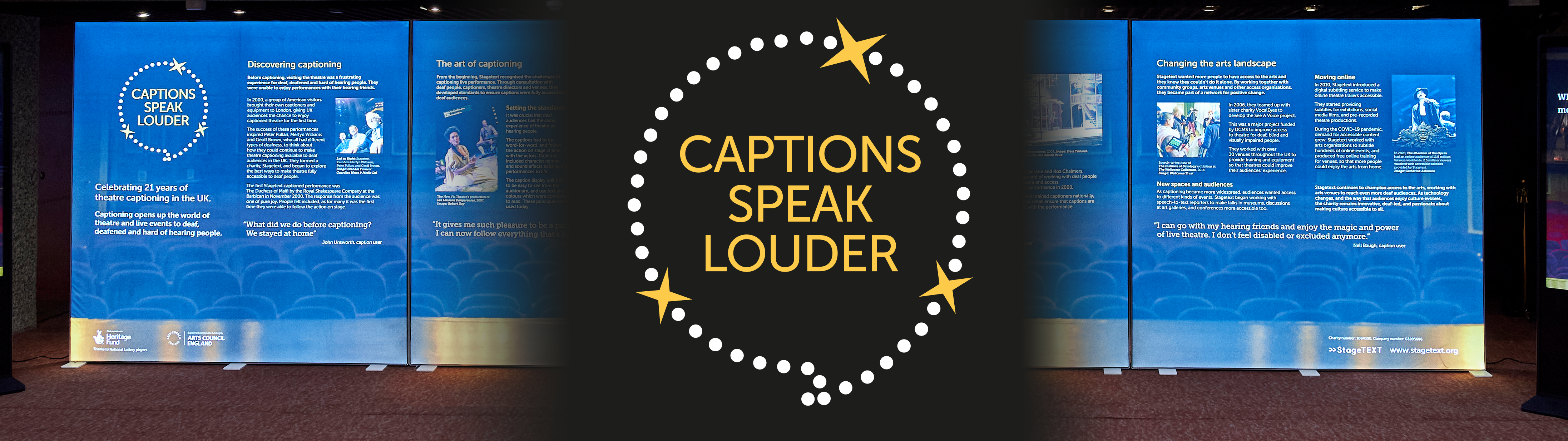 ‘Captions Speak Louder’ Exhibition image